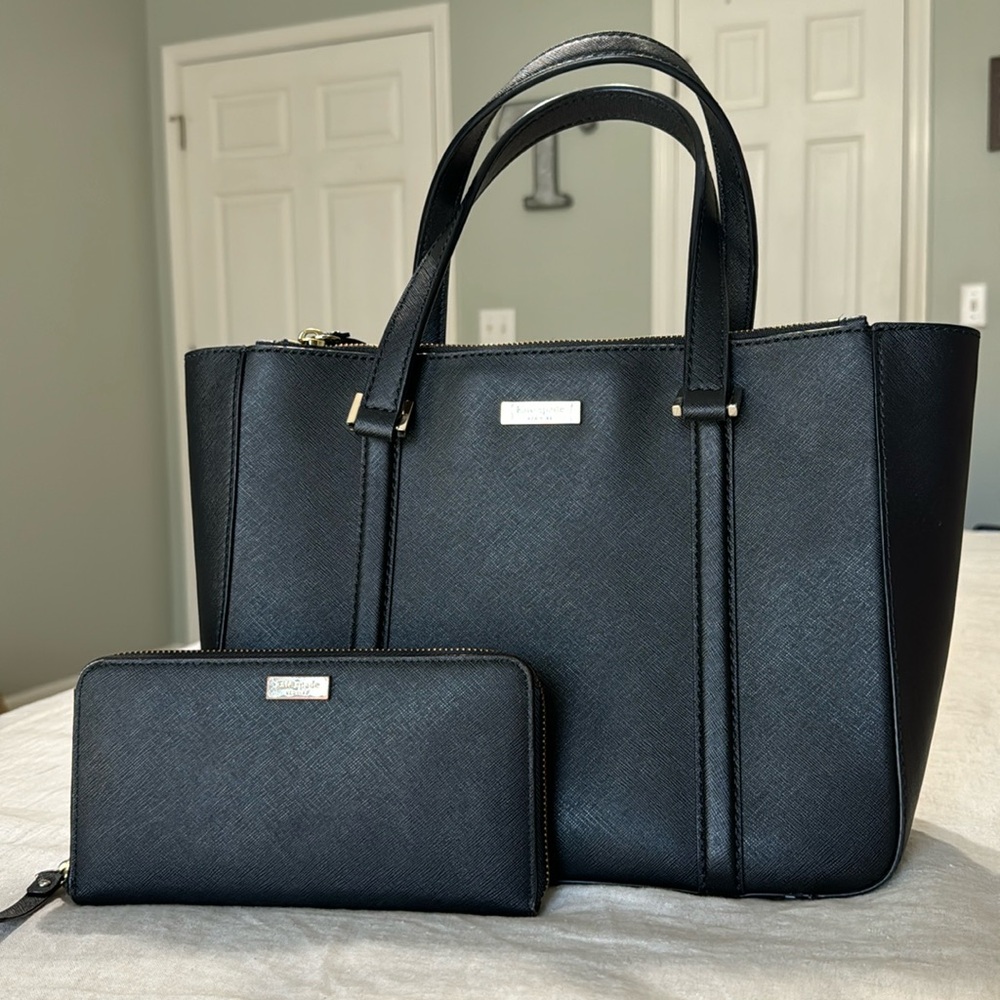 Black Kate Spade Handbag and Wallet